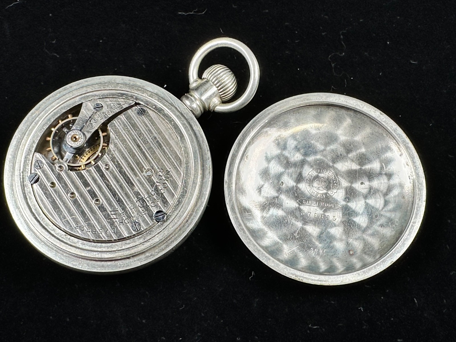 Liberty Seth Thomas 210 Model 8 18s 17j Silverode Pocket Watch Working 2558940