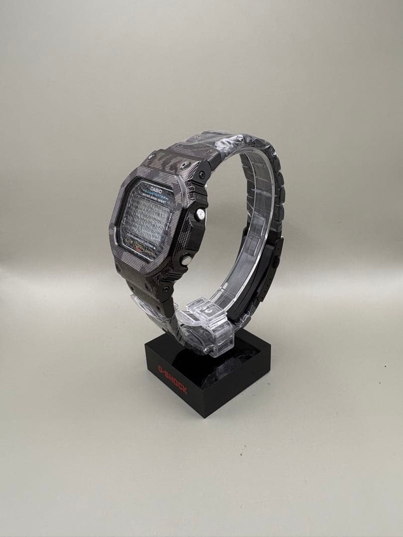 New battery included. CASIO G-SHOCK DW-5600E Camouflage Full Metal