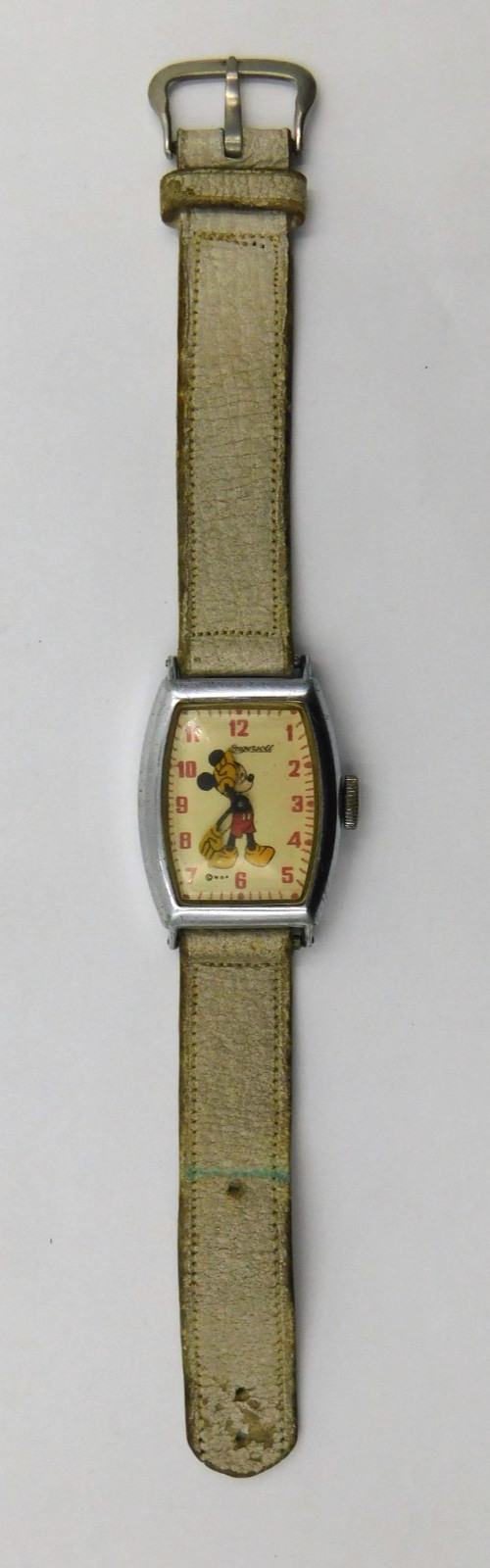 Vintage Ingersoll US Time Mickey Mouse Hand Wind Wrist Watch