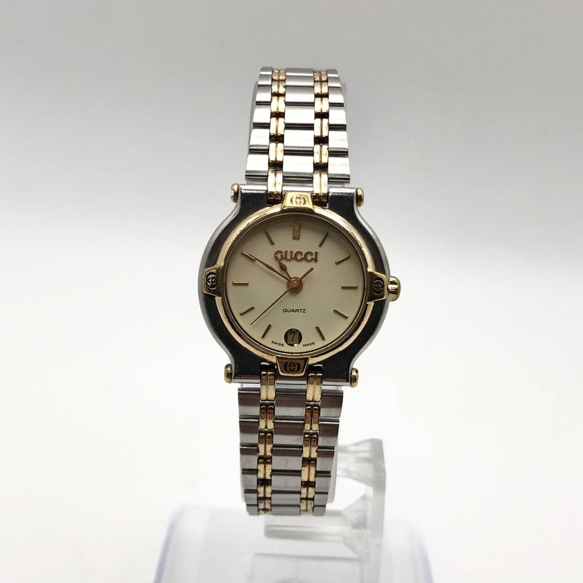 GUCCI Good condition Operational GUCCI(Gucci) 9000L ladies’ gold silver combo q