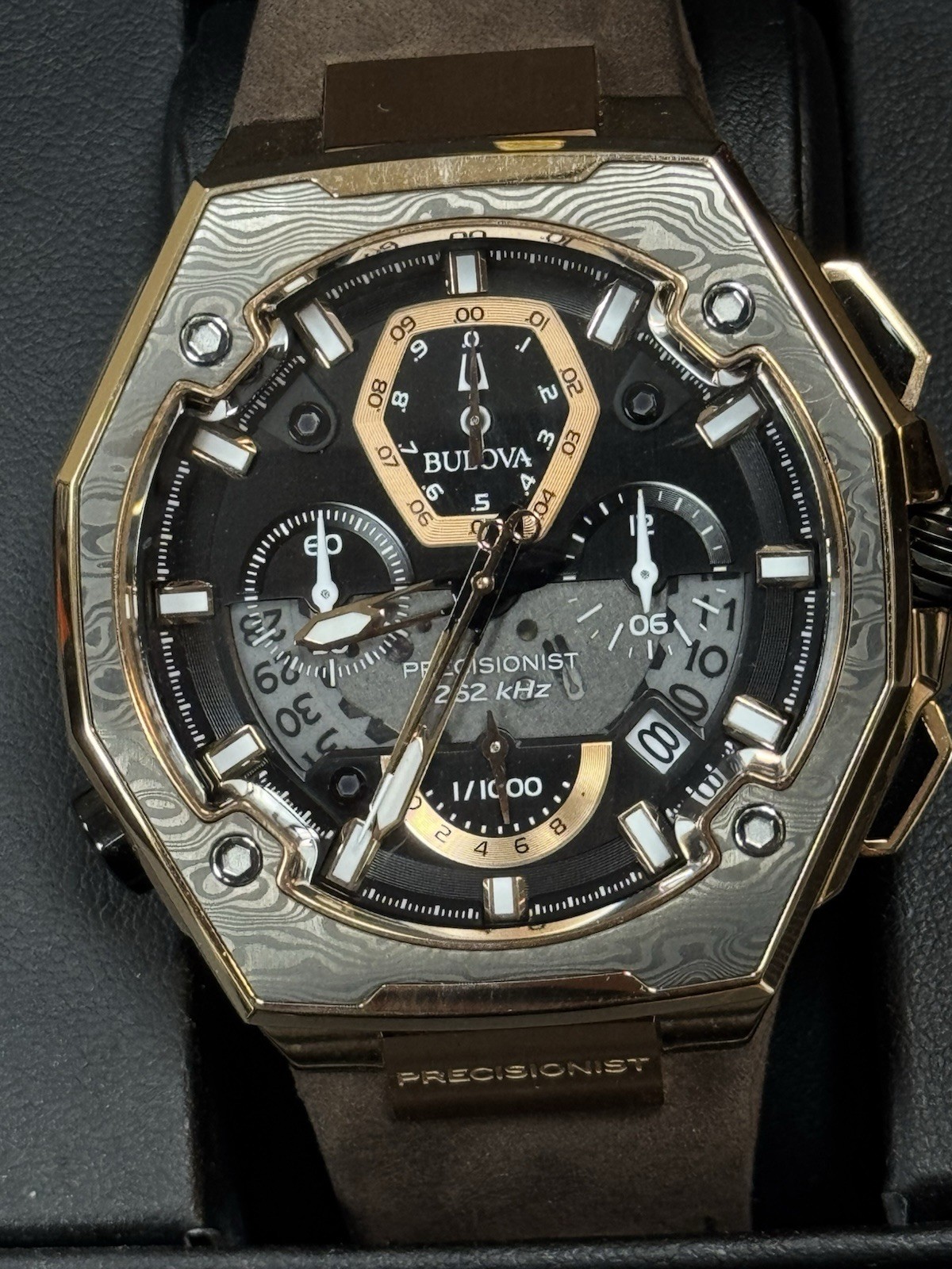 Bulova Precisionist X Men’s Brown Watch – 98B356