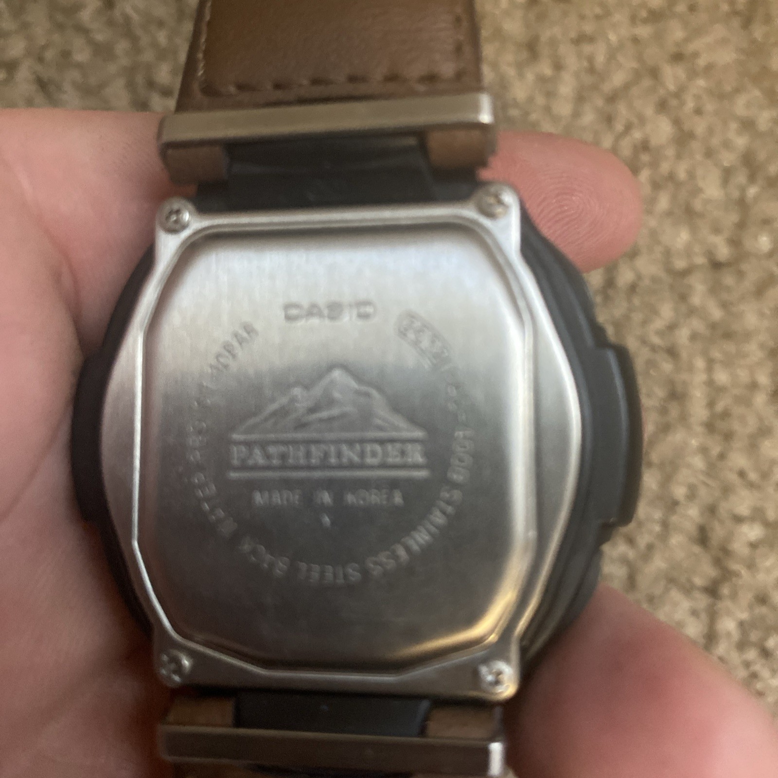 Casio Pro Trek Pathfinder Fishing Timer PAS400B Digital Quartz Watch