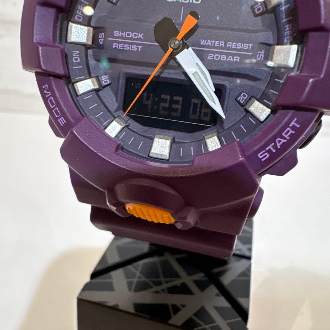 Casio G-Shock GA-800SC Purple (Battery replaced with new one)