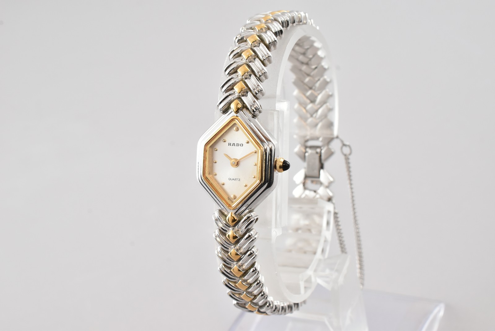 Serviced Rado Florence 133.9710.2 Silver Dial Hexagon 18mm Quartz Women’s Watch