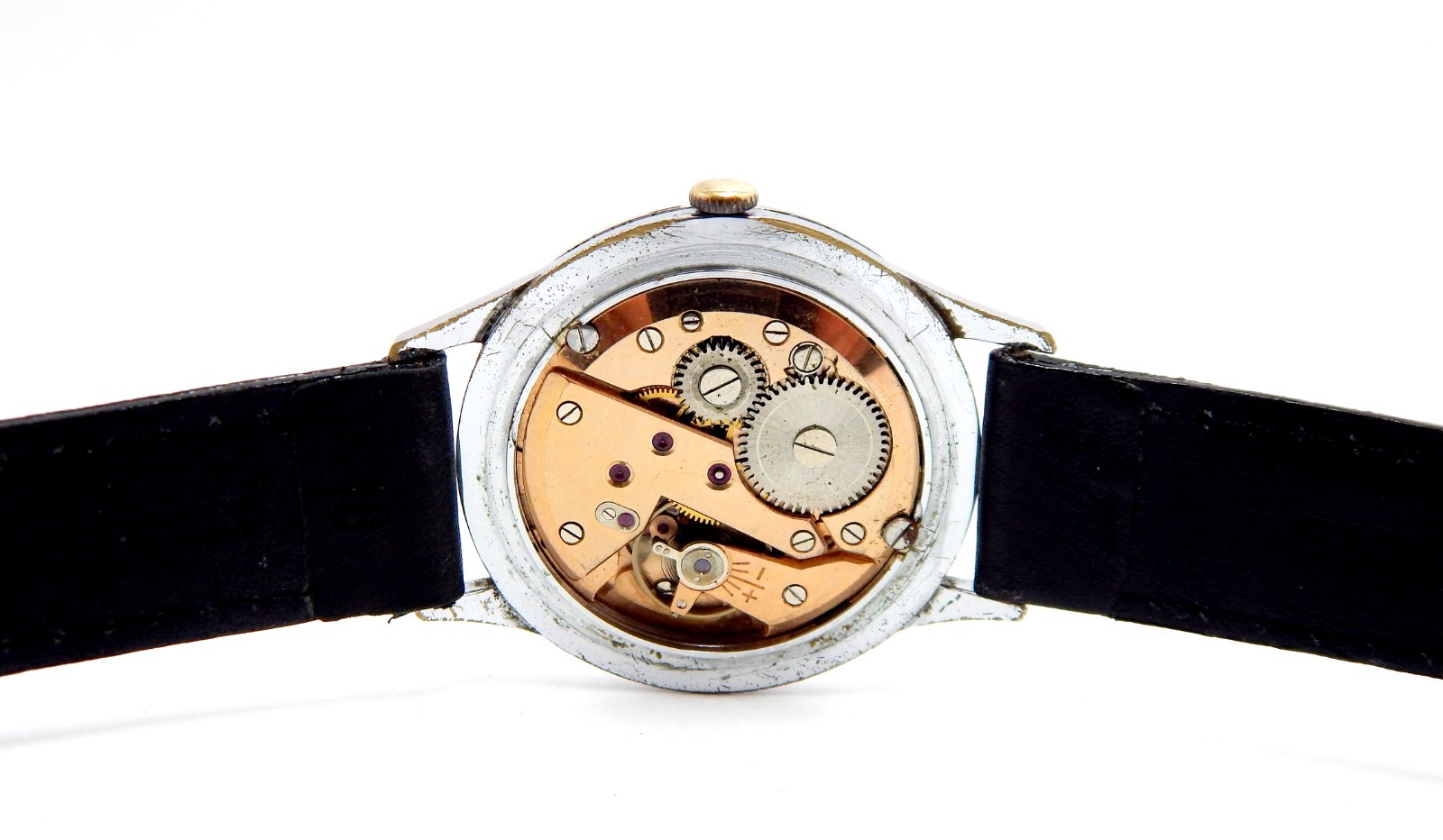 Watch CORTESIA Hand Winding 17 Jewels Case Steel 37mm Circa 1950 Men Working