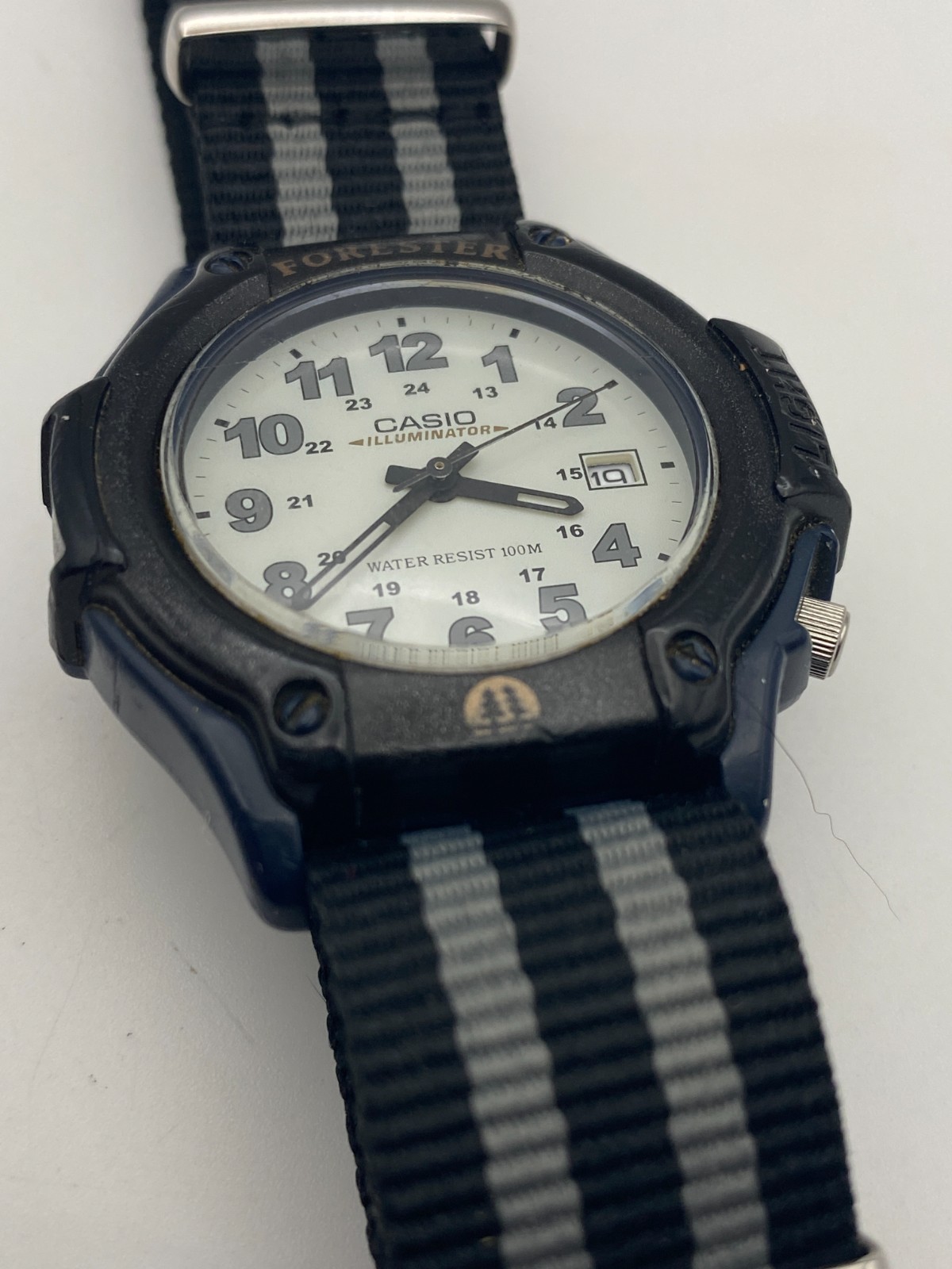 Casio FT-500 Forester Watch WR 10Bar New NATO Strap Back Light, Accurate Time