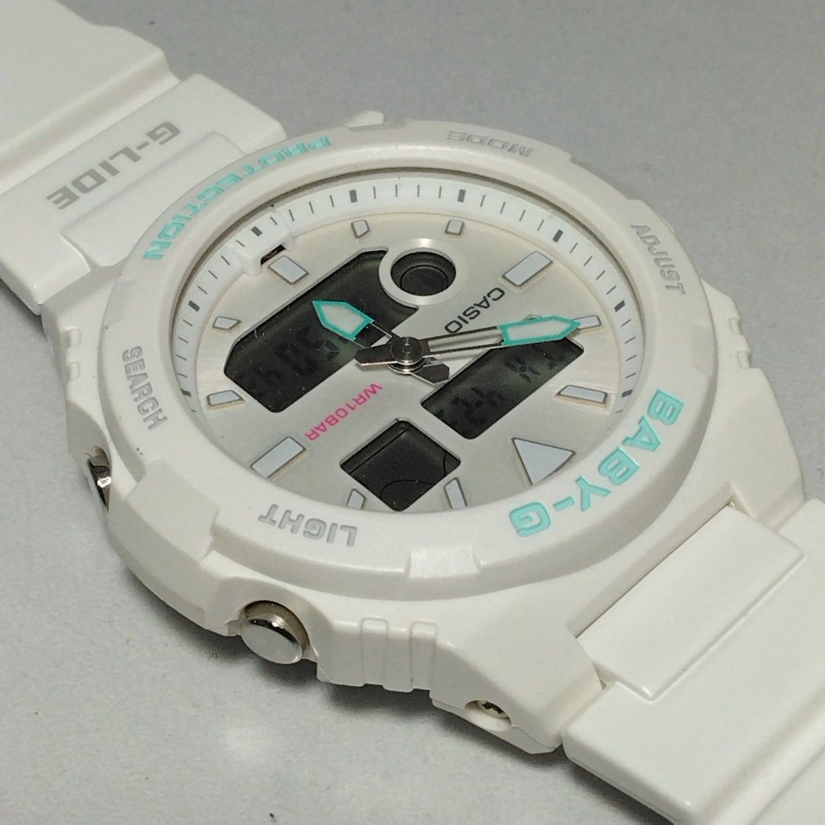 CASIO Baby G G LIDE Quartz Wristwatch BAX 100 7AJF White Mint Green