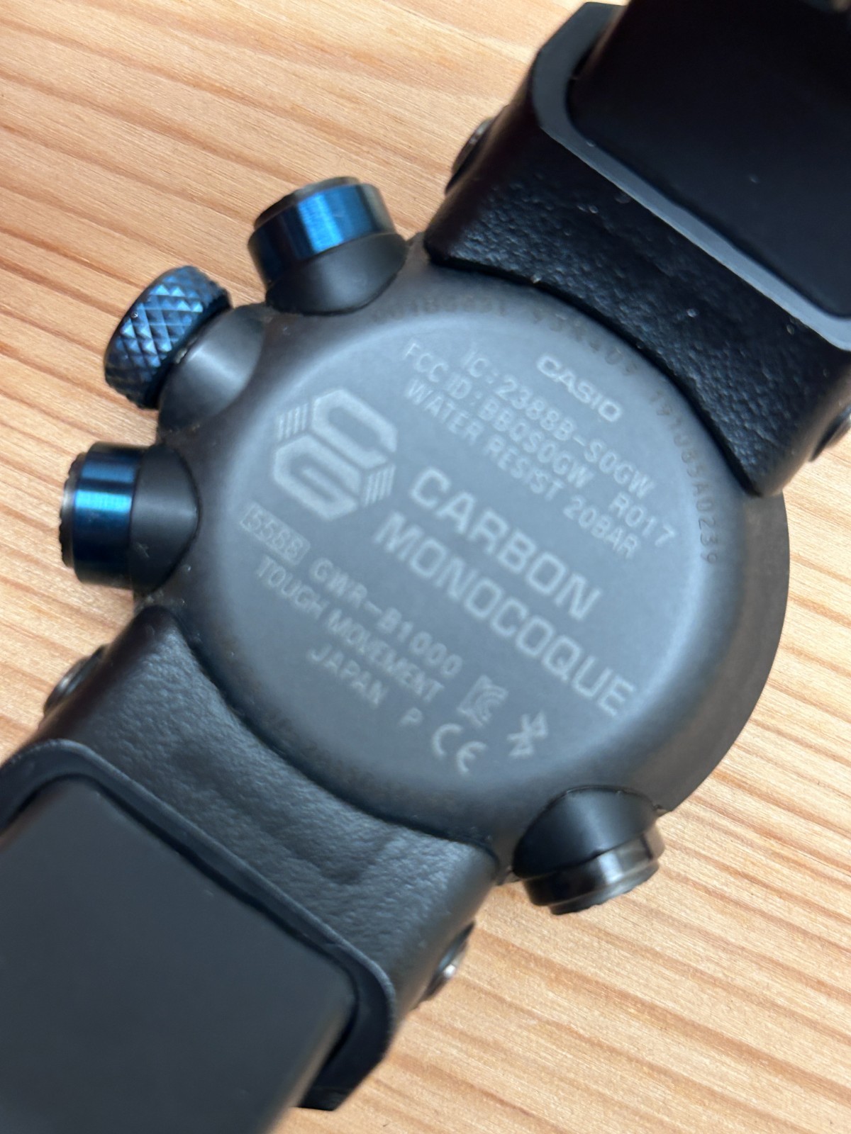 Casio G-Shock GWR-B1000 Gravitymaster Carbon Monocoque Tough Solar
