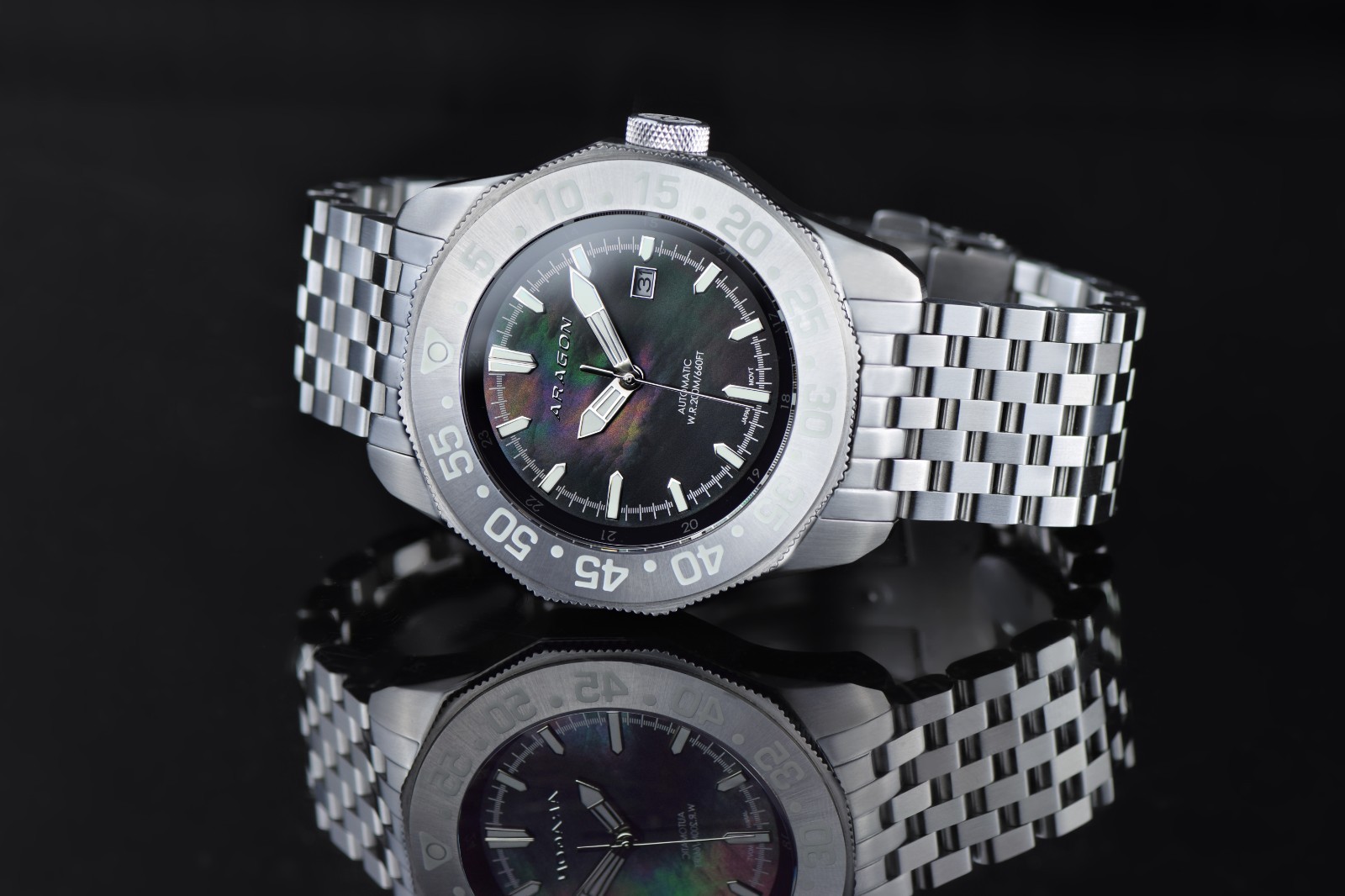 ARAGON A518BLK Sea Charger G3 NH35
