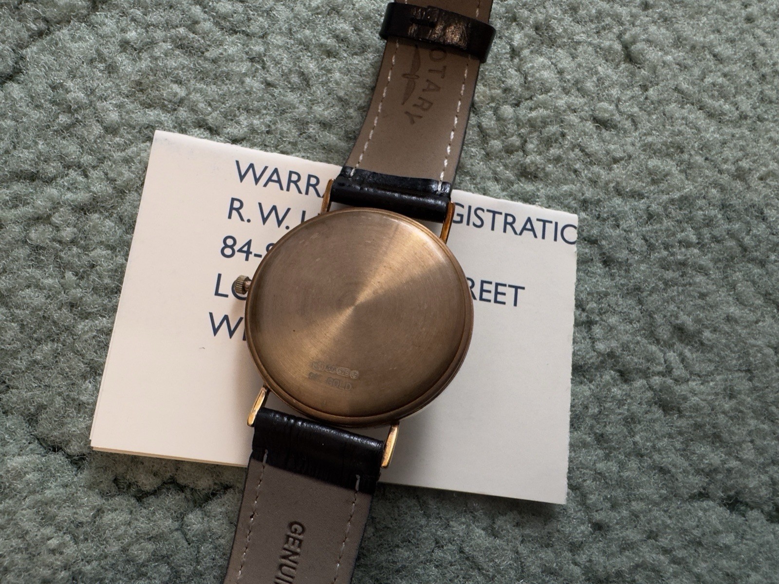 Gold Rotary Quartz Watch 9ct
