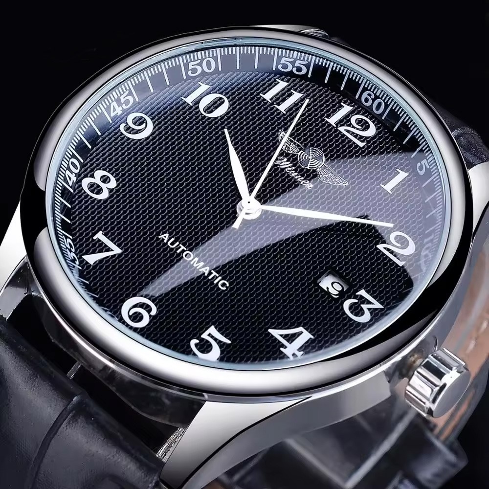 Luxury Mens Automatic Mechanical Watch AUTO Date Sport Easy Read Watches for Men