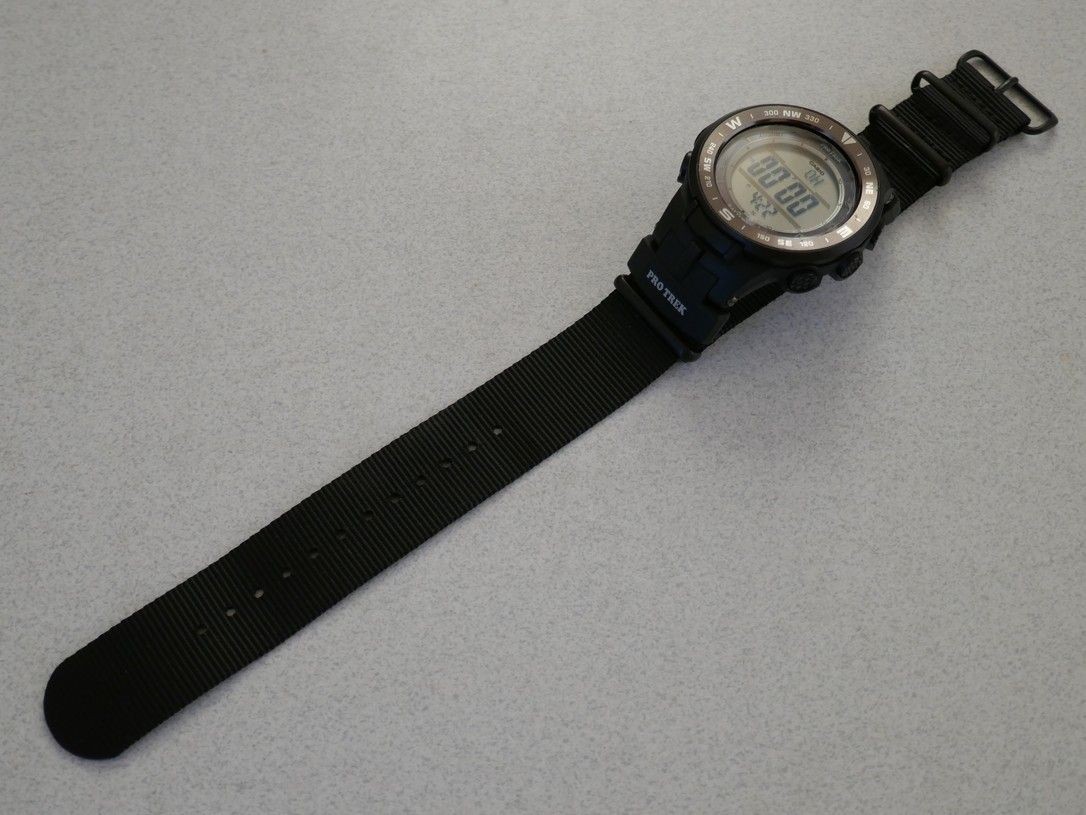 CASIO Pro Trek PRG 330 1JF Custom NATO Strap No Belt No Backing (with bonus) Ca