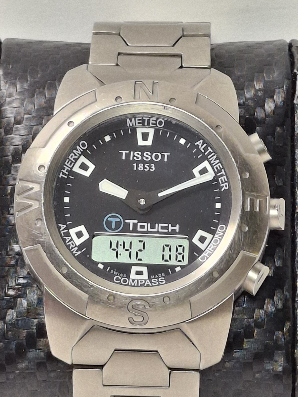 TISSOT 1853 T-TOUCH Z251/351 Titanium Band Watch Sapphire Crystal WR 30M
