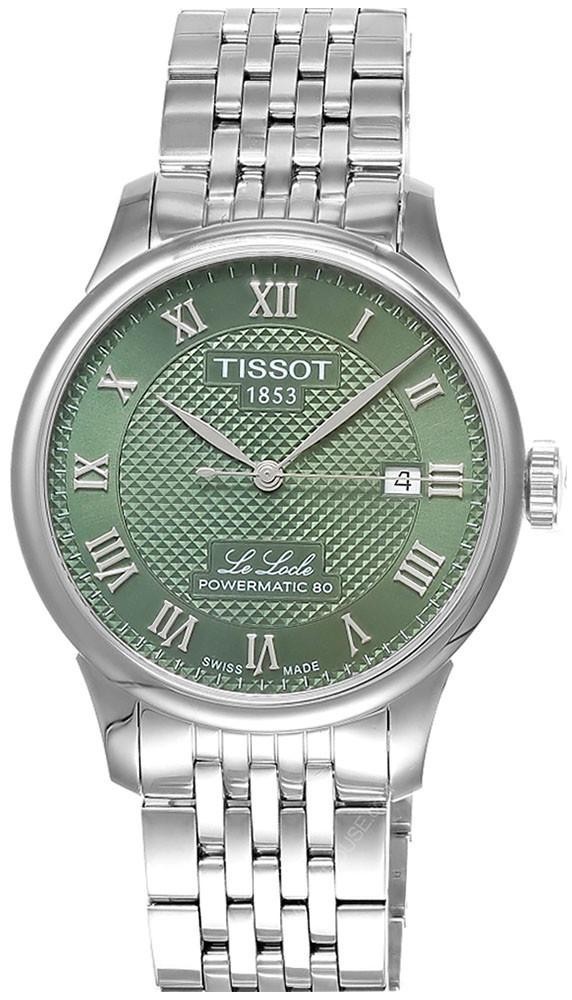 Tissot Le Locle Automatic 39.3mm Green Dial SS Men’s Watch T006.407.11.093.00
