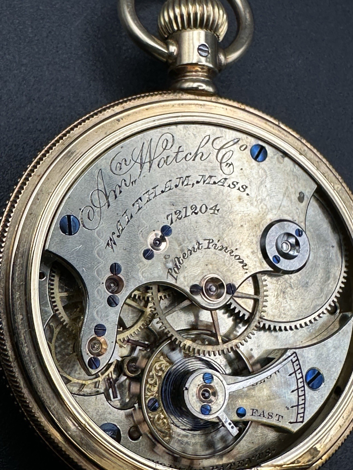 Solid 14k Gold American Waltham Watch Co. Model 1873 8s 15j Serviced