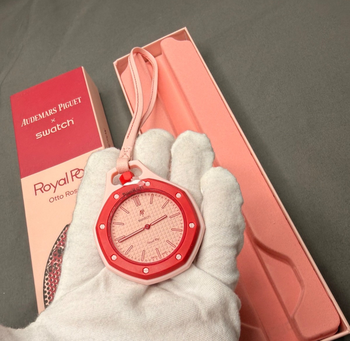AP x Swatch Royal Pop Red Audemars Piguet Otto Rosso NEW IN BOX – WATCH