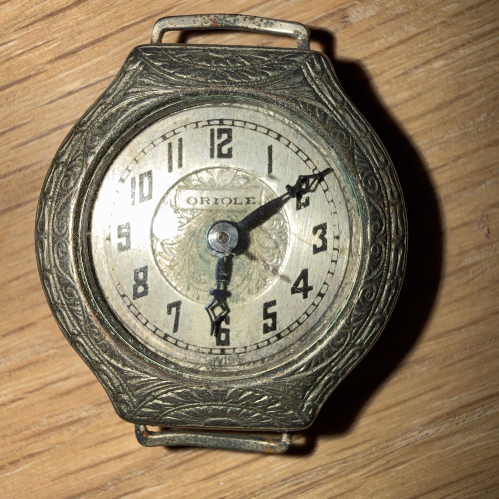 Two Antique Woman’s Octagonal Small Wrist Pocket Watch Watches Whites 14K GF