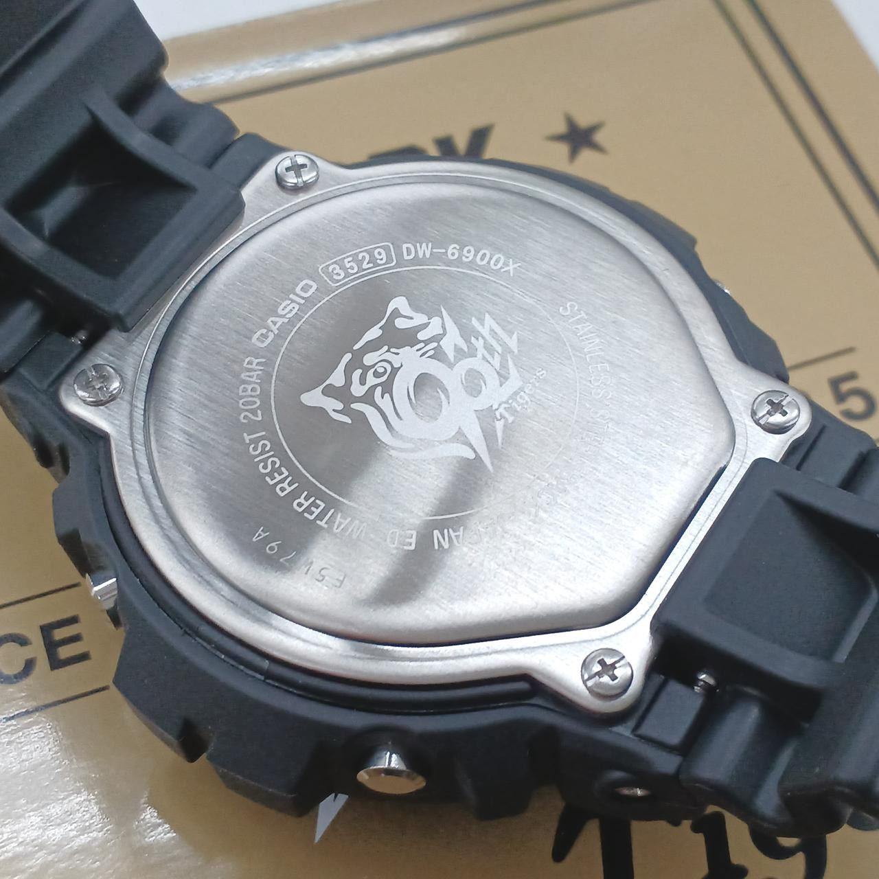 CASIO G-SHOCK DW-6900X Black Men Watch Auth Japan