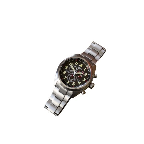 Citizen Sapphire Super Titanium Chronograph Men’s Watch Black AT2480-81E