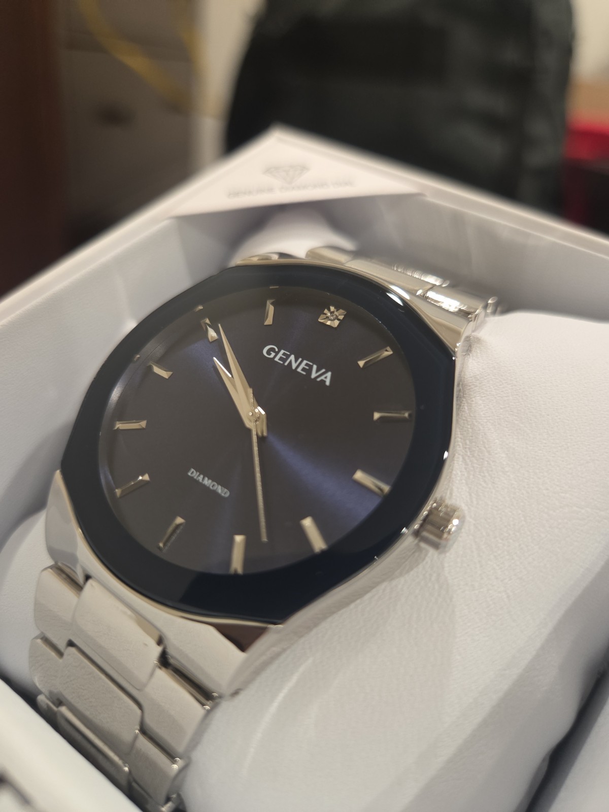 geneva Diamond watch men