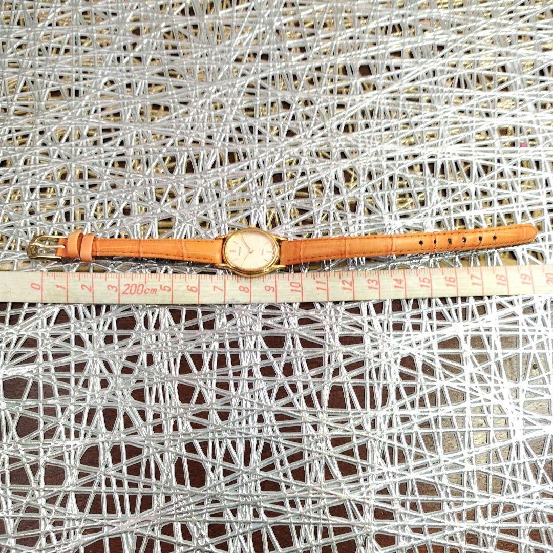 SEIKO SPIRIT Orange Leather Watch