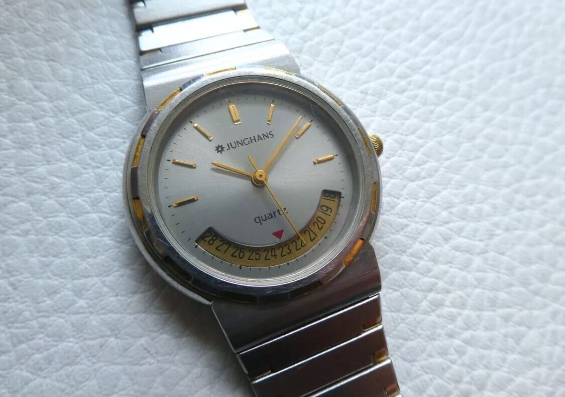 Junghans Max Bill Quartz Watch 41/4619 Men’s Wrist Watch Vintage