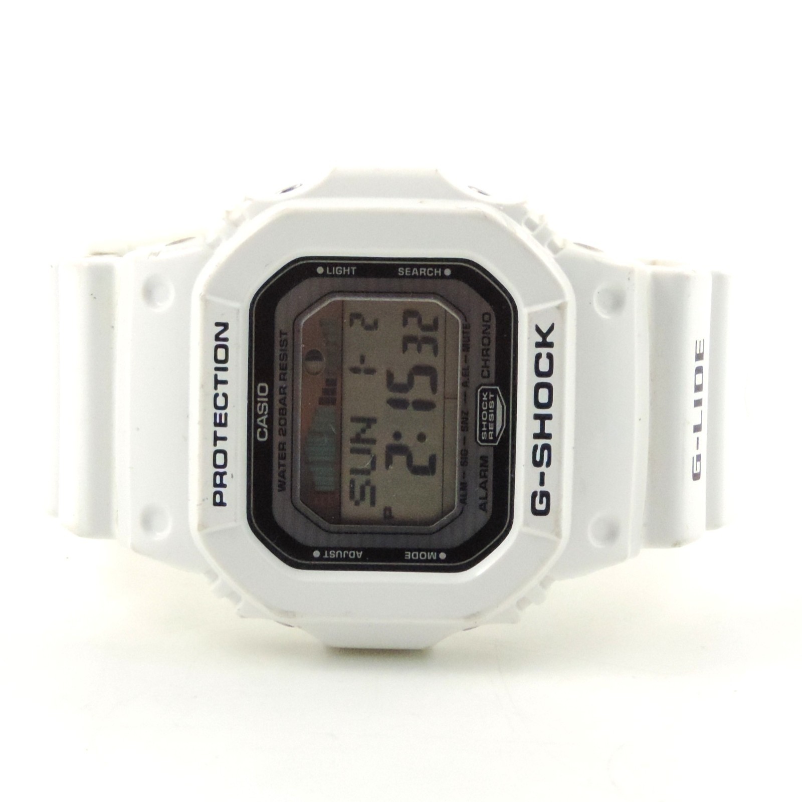 CASIO G-SHOCK GLX-5600-7JF G-LIDE Tide Graph Moon Data Watch White
