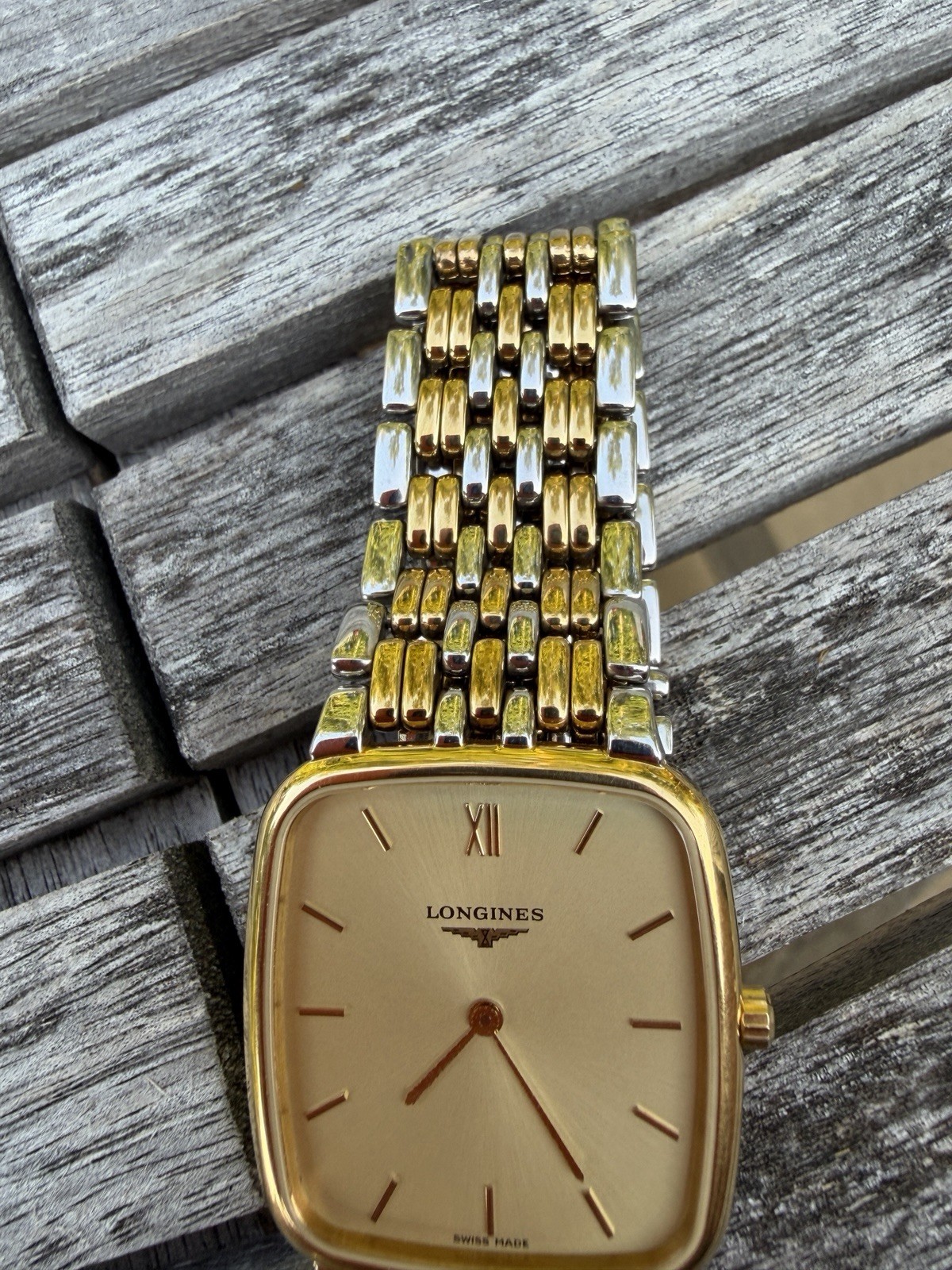 [N MINT] Longines Grand Classic L5.637.3 28mm Gold Dial Quartz Men’s Watch