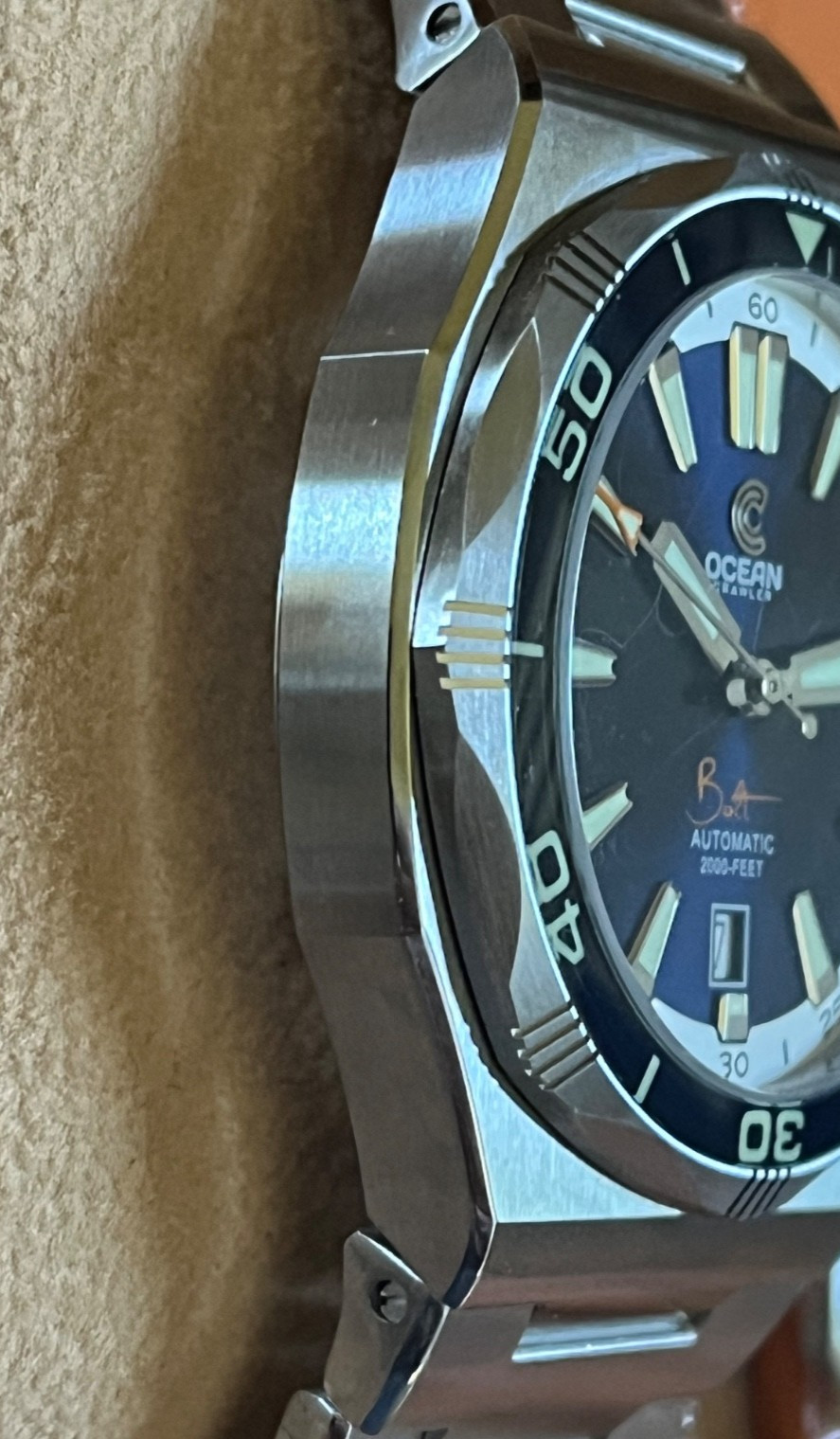 Ocean Crawler Bolt Blue Men’s Automatic Watch