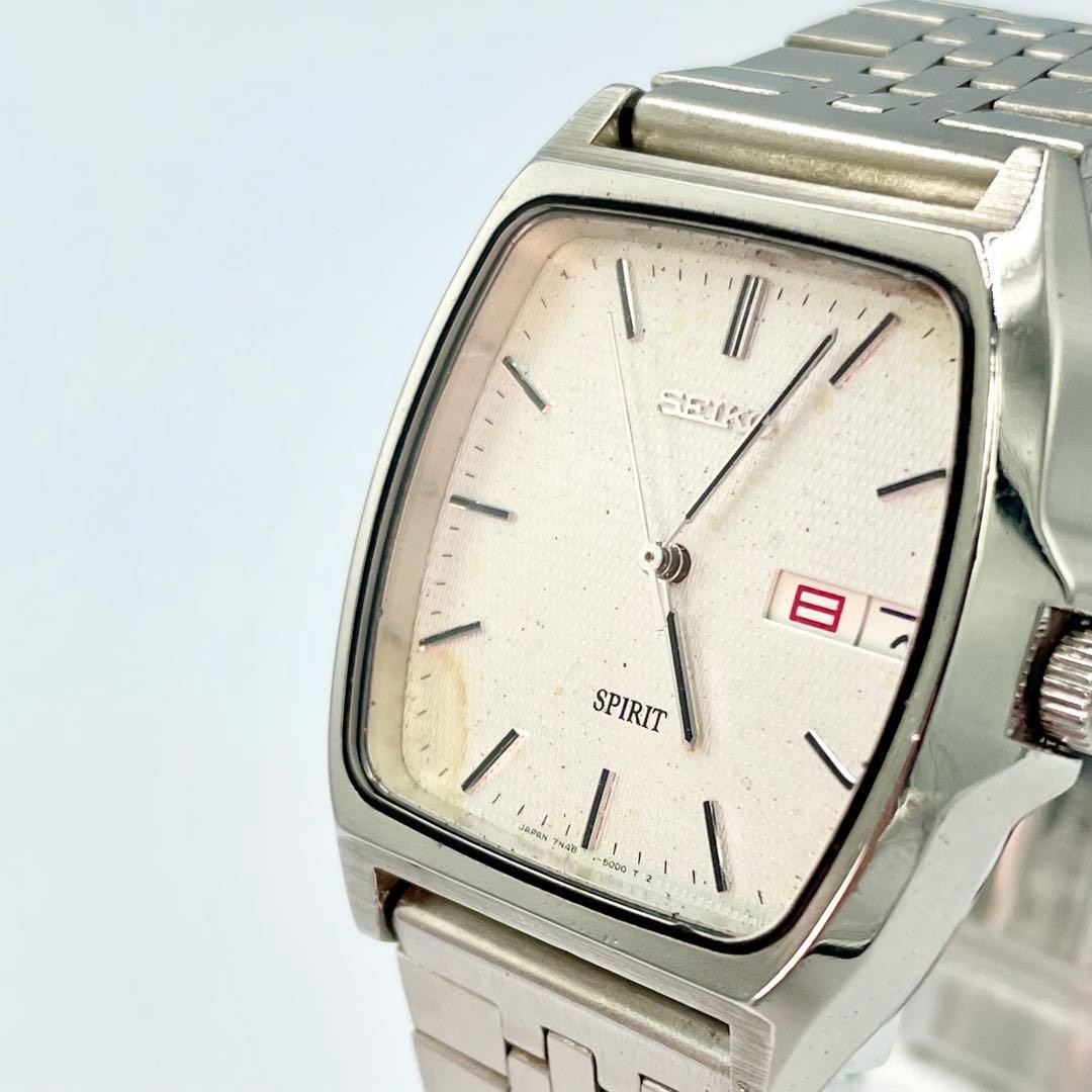 Seiko Spirit Quartz Day Date Wrist 17.5cm Watch