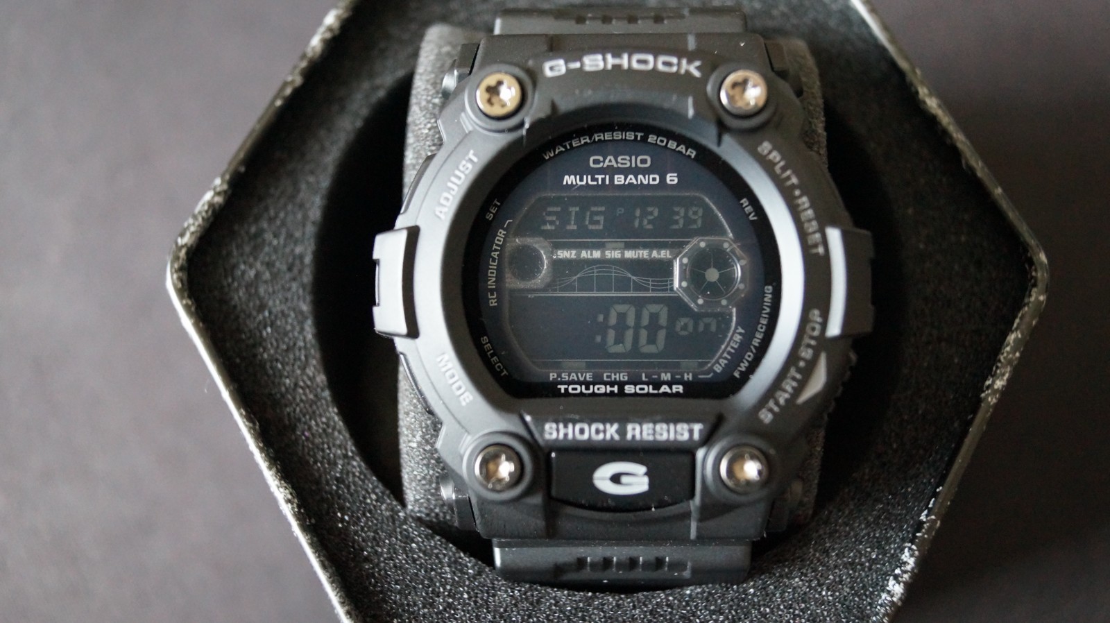 CASIO G-SHOCK GW-7900B Multiband 6 Solar Watch negative case 50mm black 3200