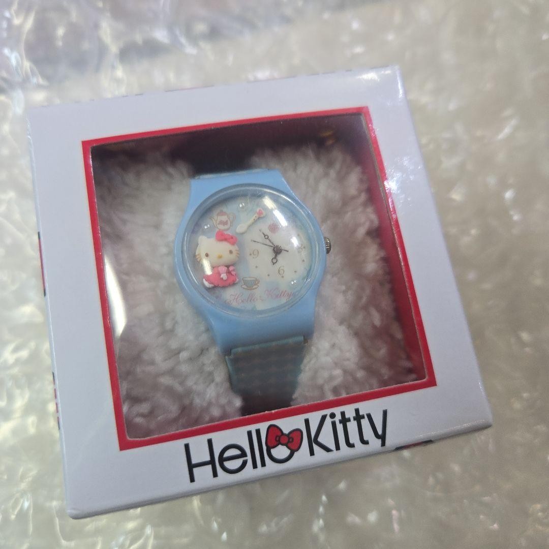 Sunflame Hello Kitty Watch Quartz Working Used Kids Girl Wristwatch