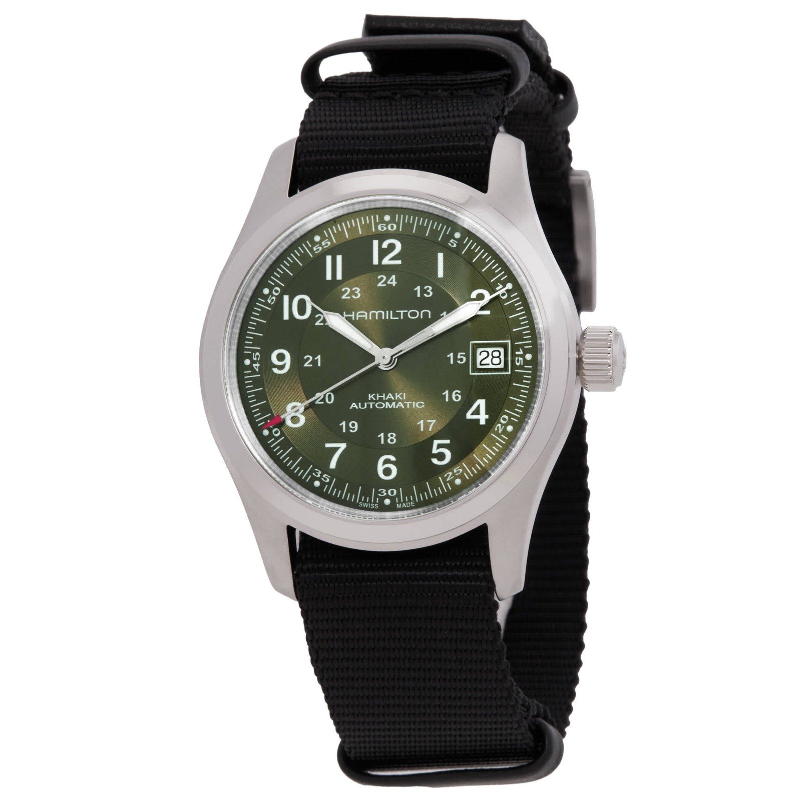 Hamilton Khaki Field Automatic Green Dial Men’s Watch H70455960