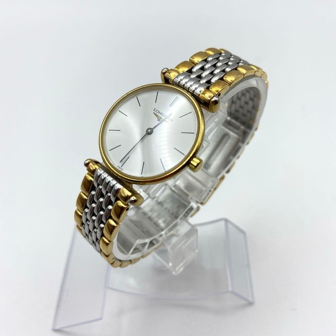 Longines La Grande Classique L4.135.2 Two-Tone Quartz Ladies Watch Junk As Is JP