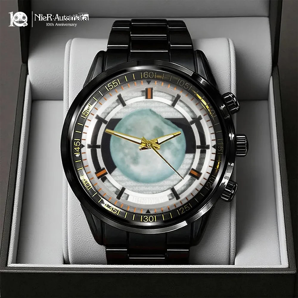 Nier: Automata 10th Anniversary Black Stainless Steel Watch