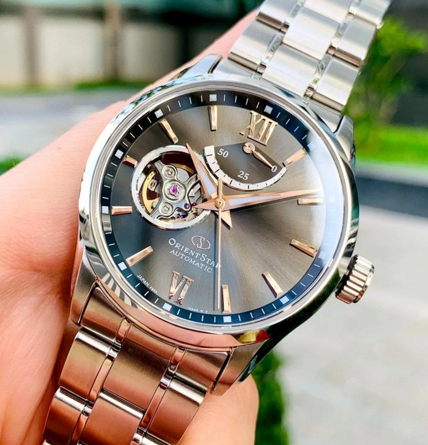 Orient Star Automatic Gray Dial RK-AT0009N Sapphire Crystal Men’s Watch