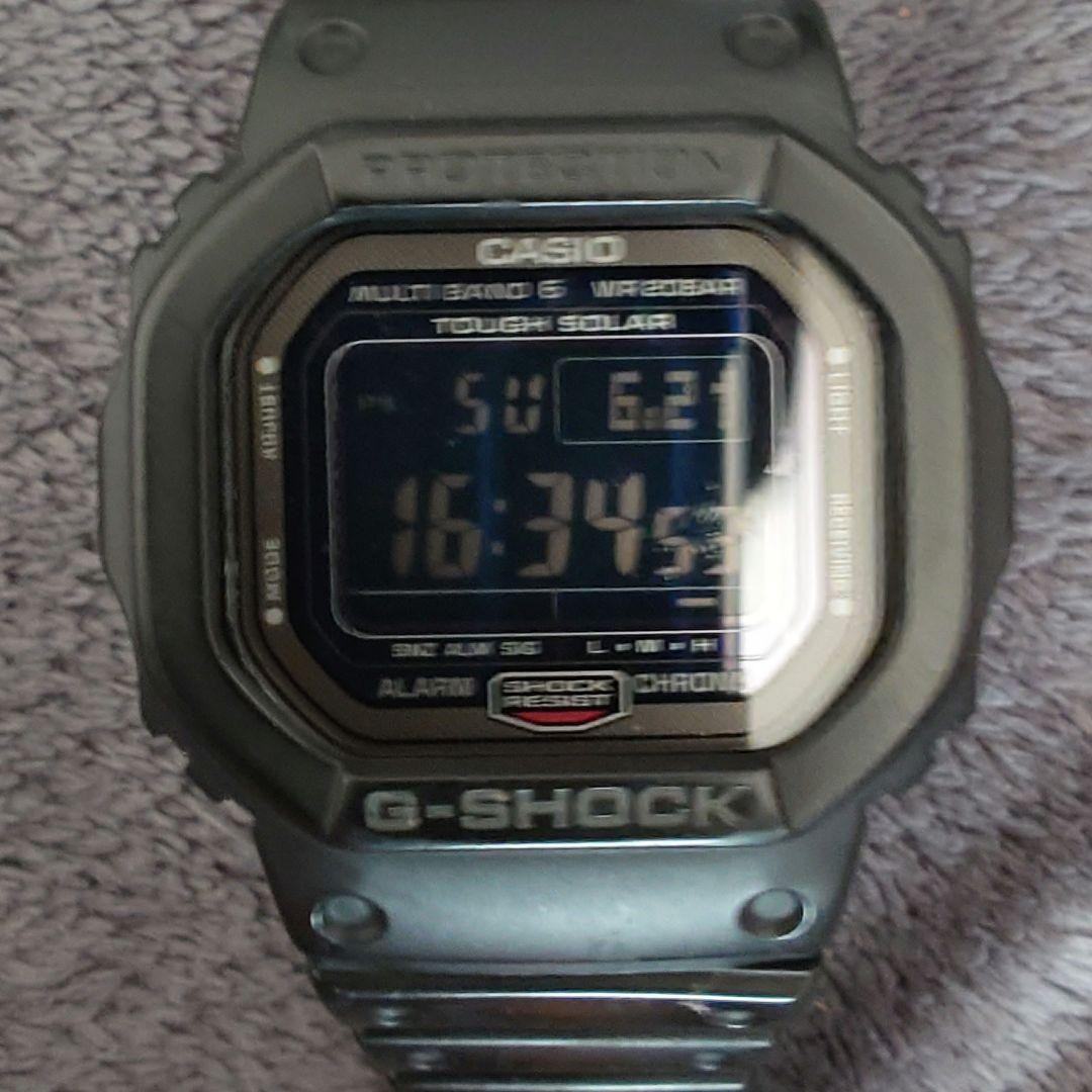 Casio G-Shock GW-5000B Radio Solar Tough Solar Multi Band 6 Durable Watch
