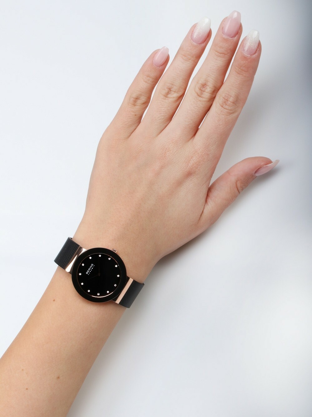 Bering Time Ceramic Polished Rosegold 11435-166 (WARRANTY & FEDEX 2 DAY)