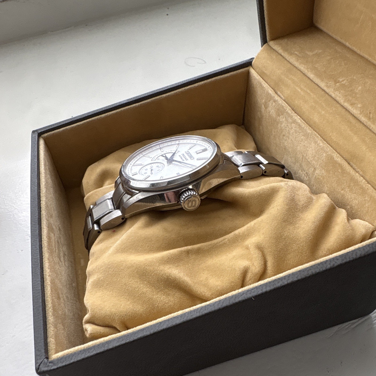 Seiko Presage SARw041 6R27-00H0 Silver/White Dial