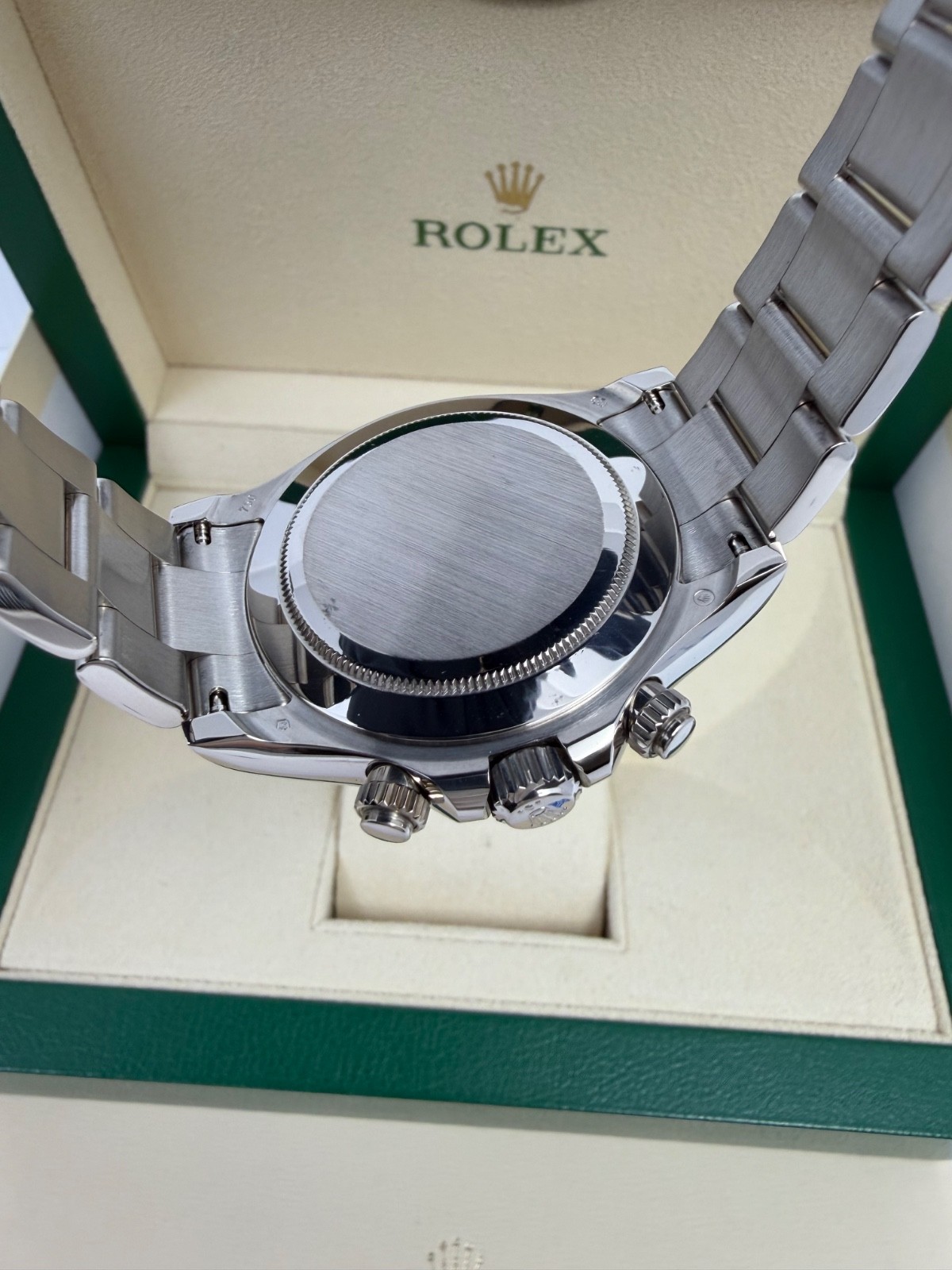 2016 Blue Dial Box Papers ROLEX COSMOGRAPH DAYTONA 40MM 116509 18K White Gold