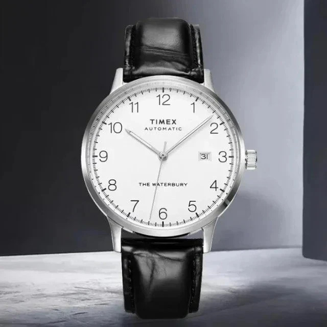 TIMEX Watch Men Automatic Mechanical Fashion Sports Waterproof Leather Strap