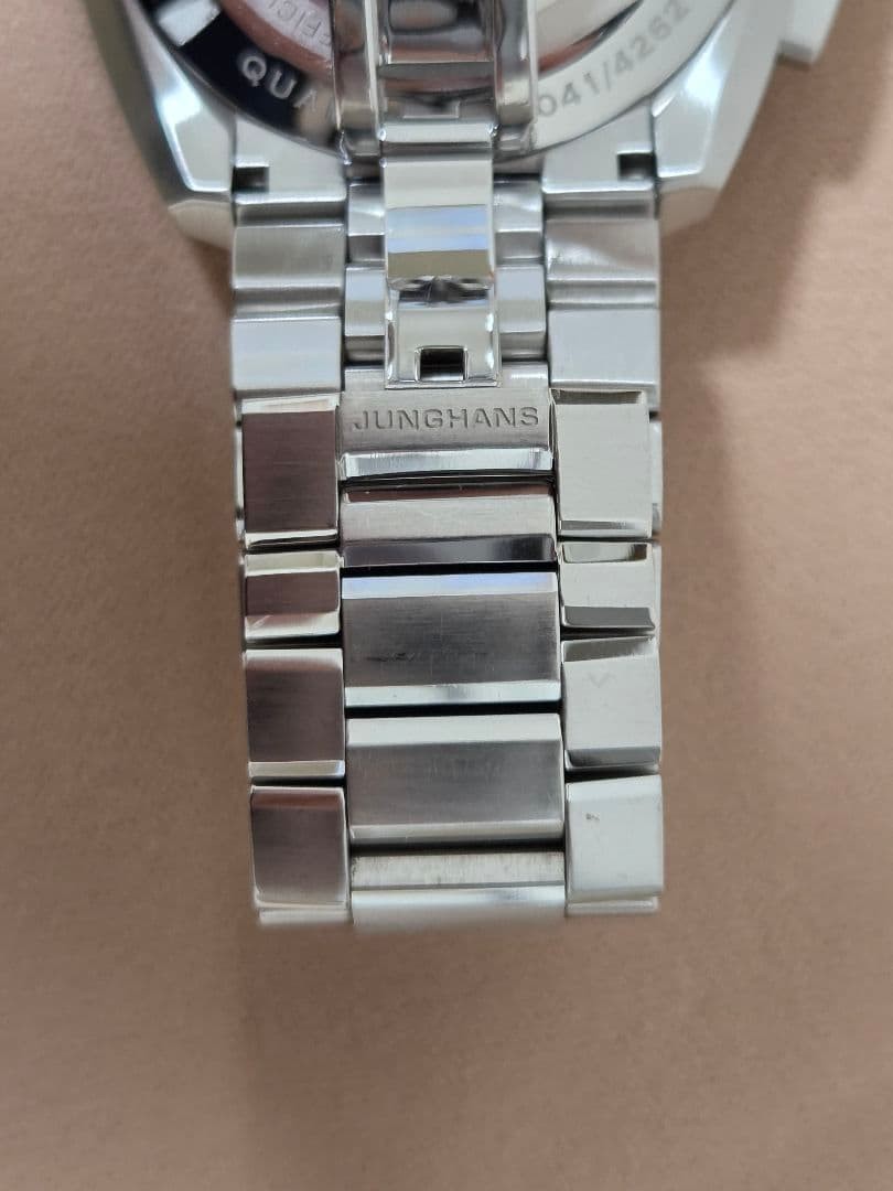 JUNGHANS Chronoscope 041/4262.44 Quartz Chronograph 43mm Date Sapphire Box