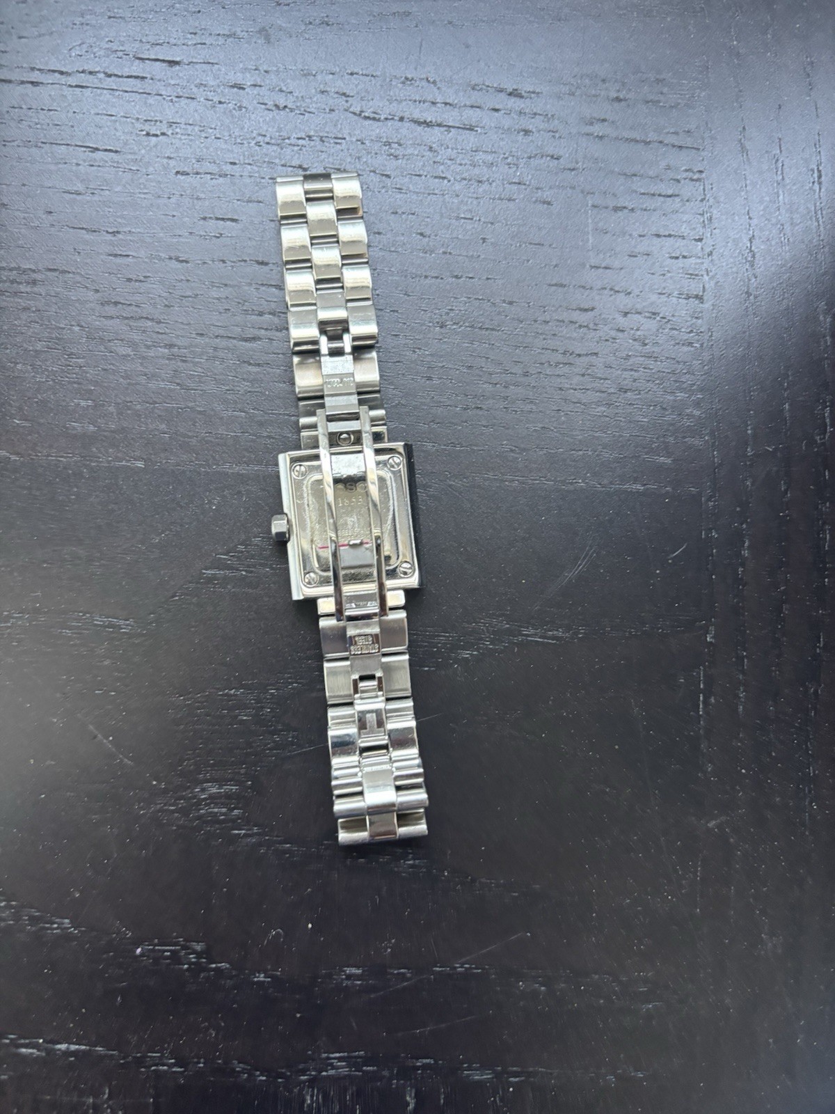 Tissot 1853 Women’s Analog Quartz Wristwatch Square Pink Dial SS Bracelet