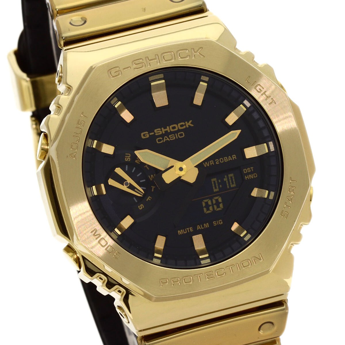 CASIO GM 2100YMG 9AJF G Shock FINE METALLIC SERIES wristwatch stainless steel re