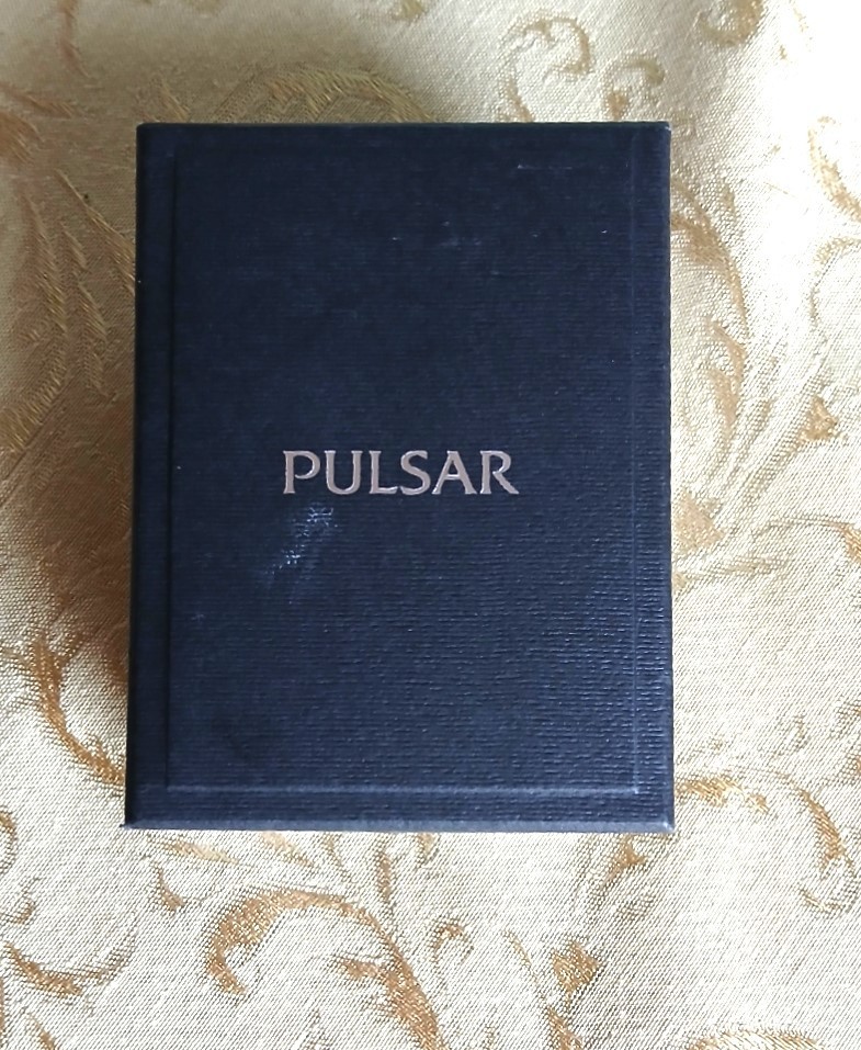Pulsar Two Toned Square Face Analog Bracelet Band / New Battery Original Box