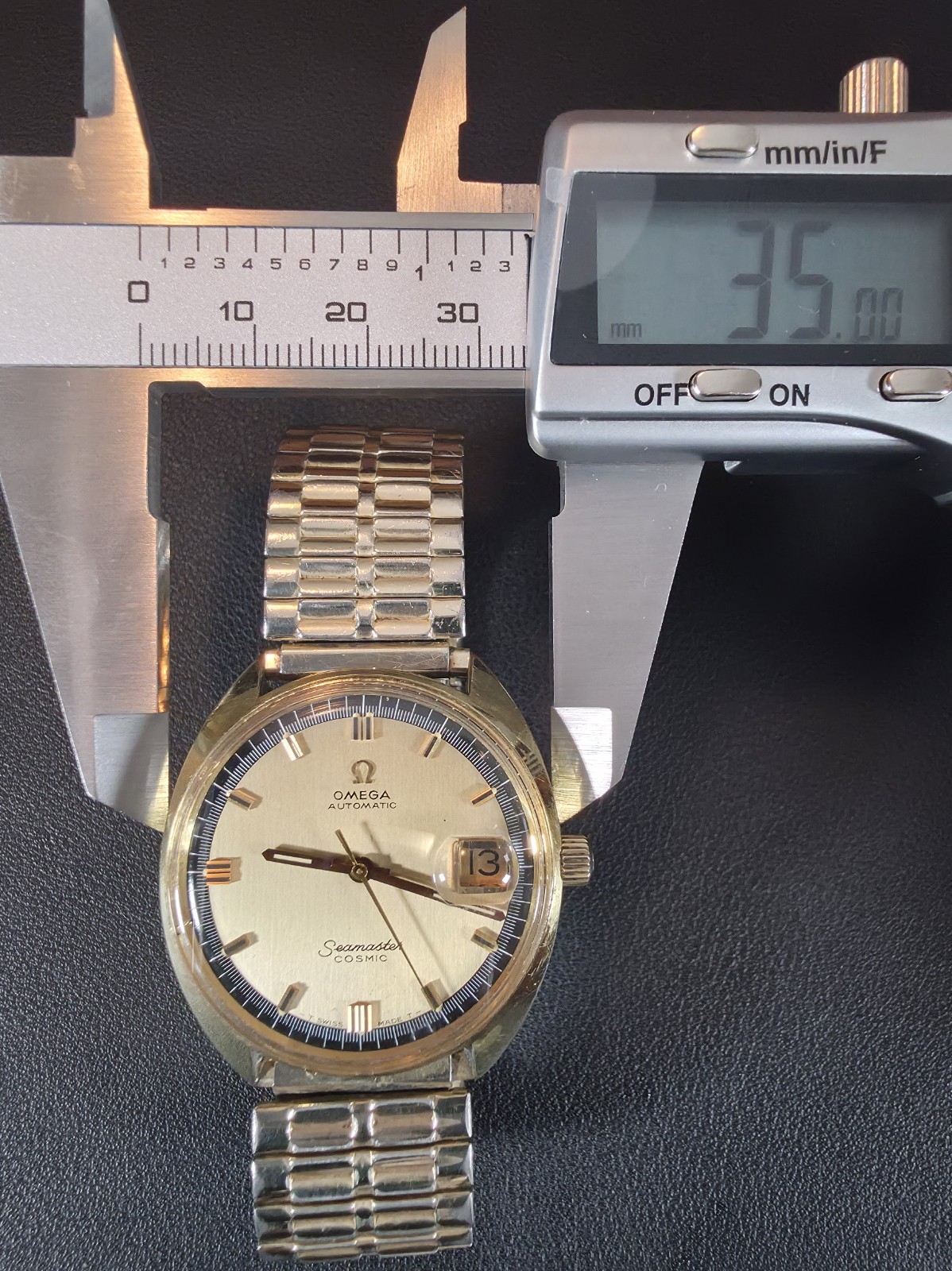 Vintage Omega Seamaster Cosmic Automatic 166.026 – Gold Tone 35mm