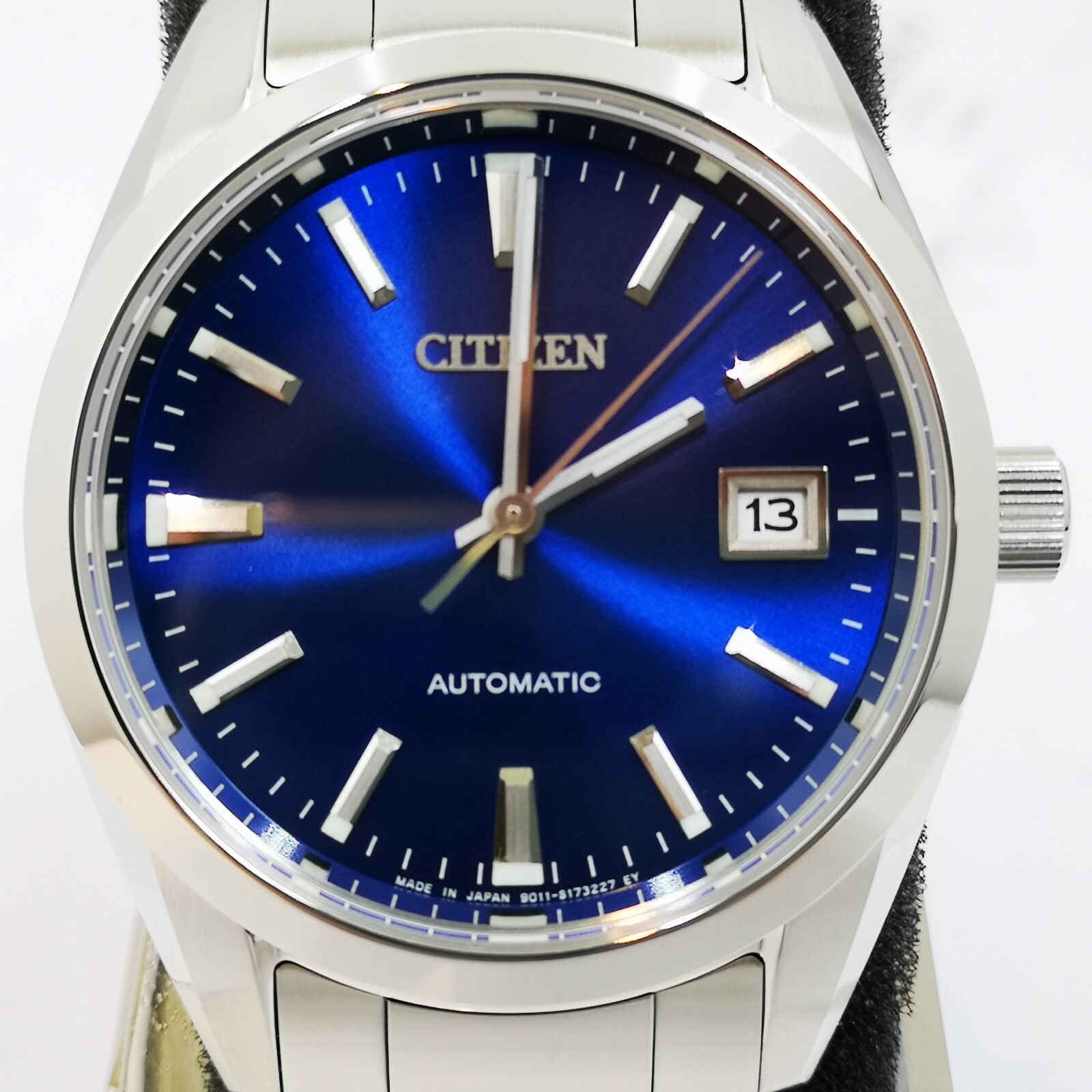 CITIZEN NB1050-59L Blue Mechanical Auto Sapphire Glass Men’s Watch New in Box