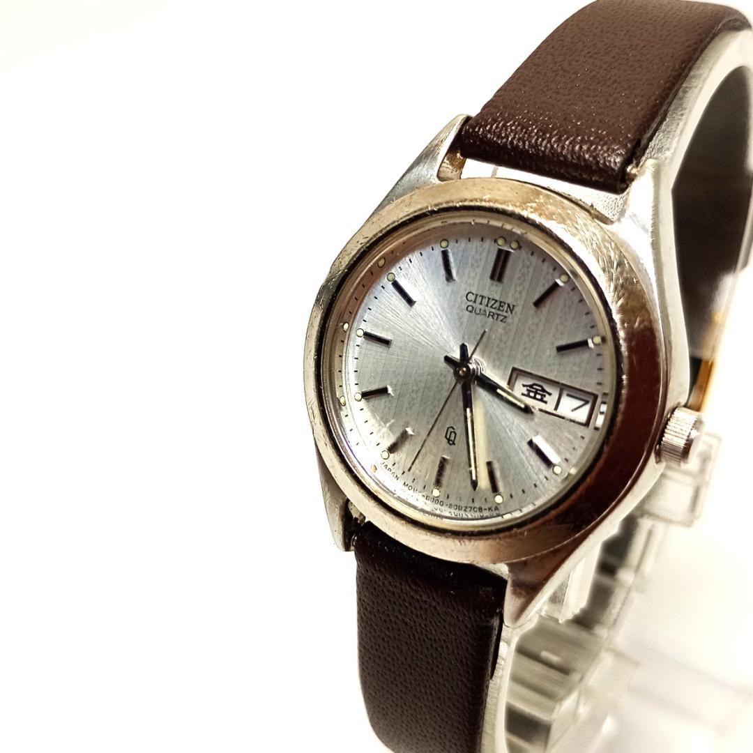 [Working condition, strap replaced] CITIZEN Quartz Watch 6000-S96419