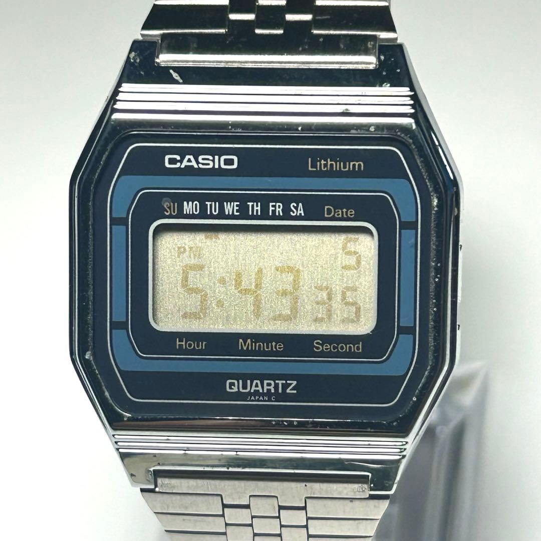 CASIO B817 80s “Old Cheap” Blue Vintage