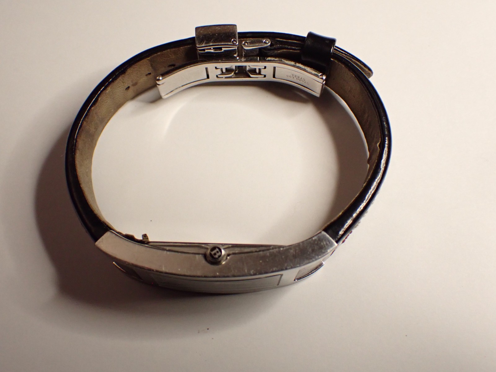 BURBERRY BU1012 Swiss Made Rectangular Unisex Wristwatch